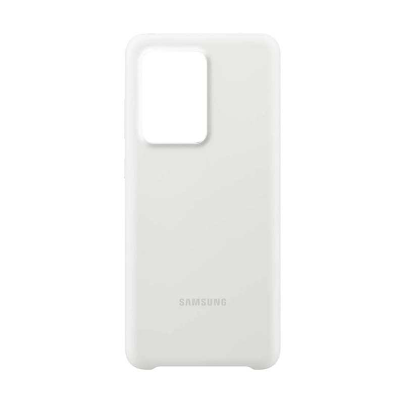 Galaxy S20 Ultra Silicone Cover - White - أكسسوارات